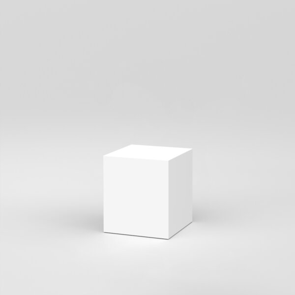 Cube 8 / 18″ x 18″ x H20″ / White