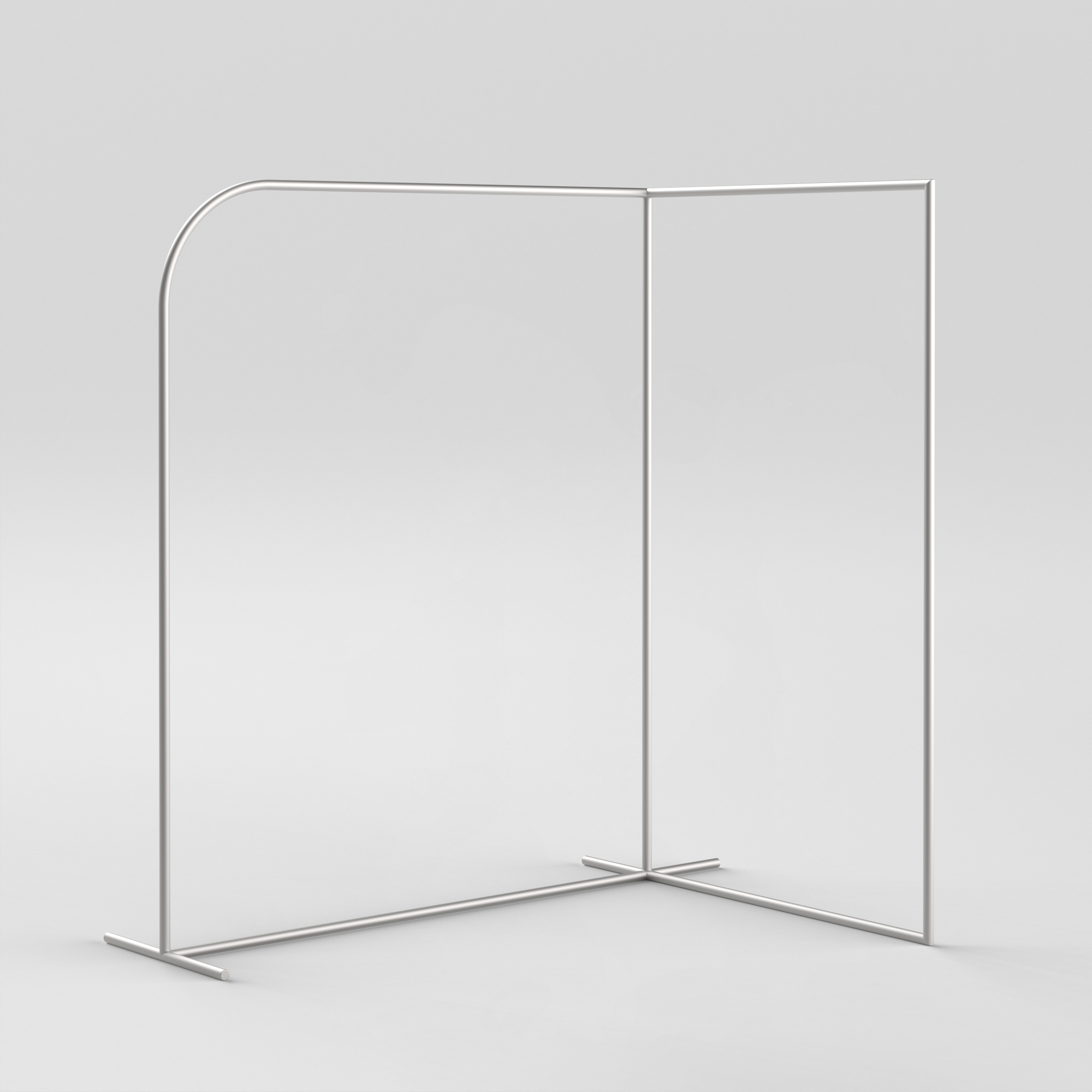 Rack 13 / Stainless Steel / Corner Left