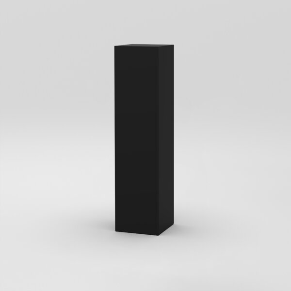 Cube 3 / 12" x 12" x H47" / Black