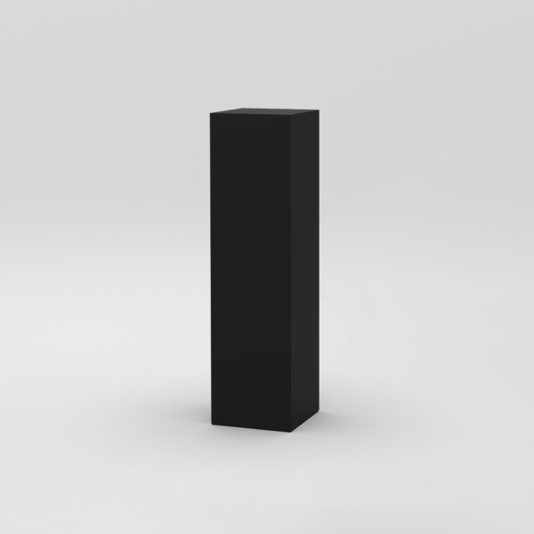 Cube 2 / 12" x 12" x H43" / Black