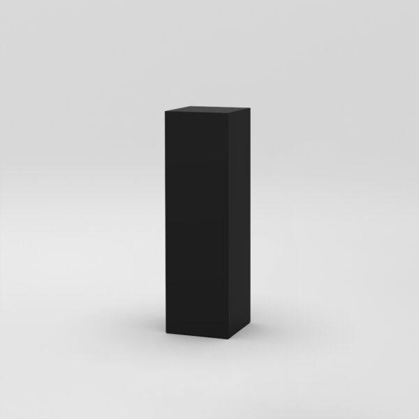 Cube 1 / 12" x 12" x H39" / Black