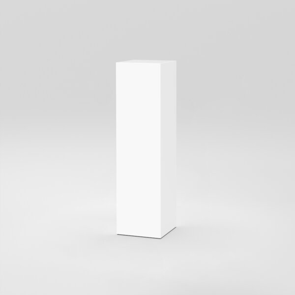 Cube 2 / 12" x 12" x H43" / White