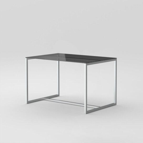 Table 17 / Stainless Steel / Grey Glass