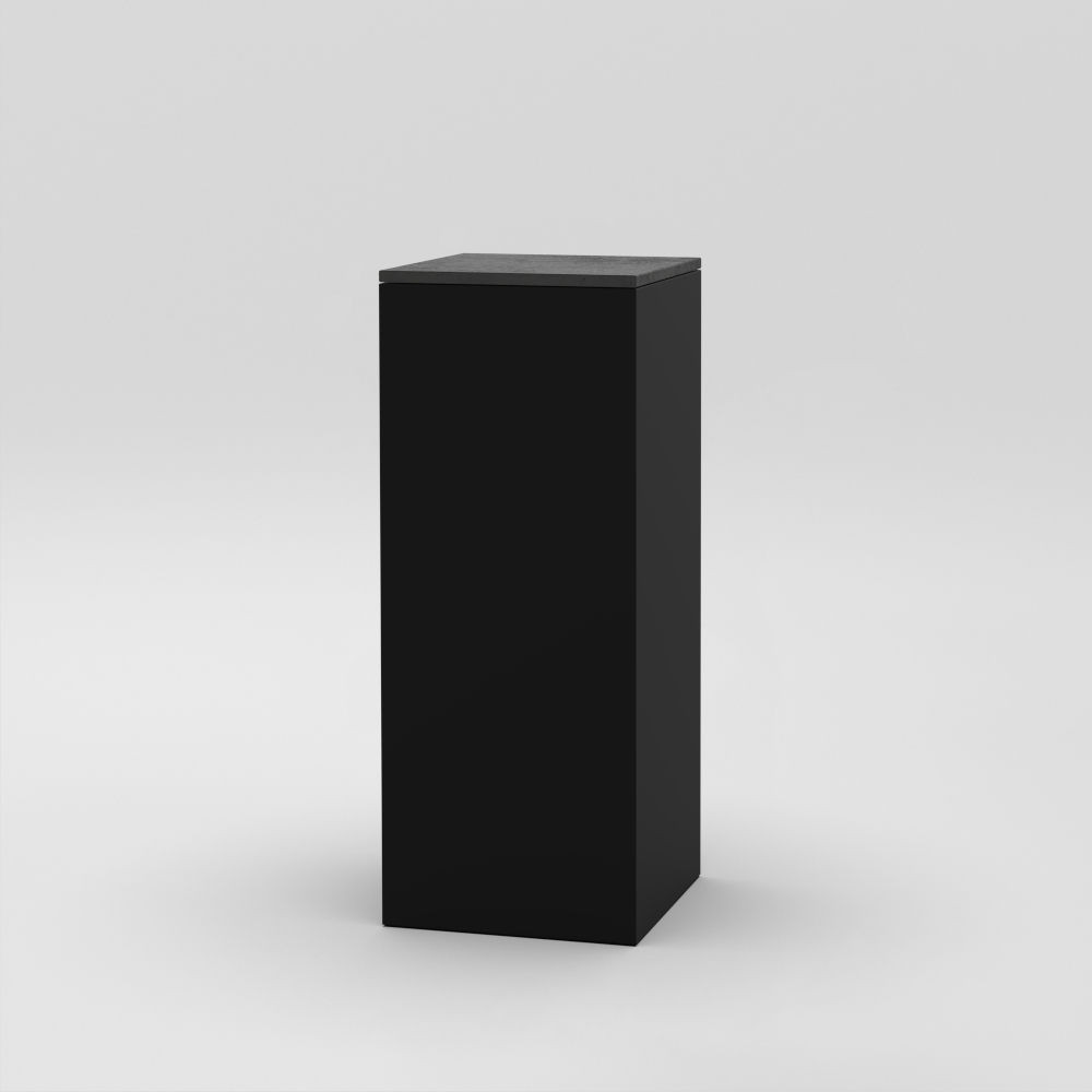 Cube 5 / 18" x 18" x H43" / Anthracite Concrete