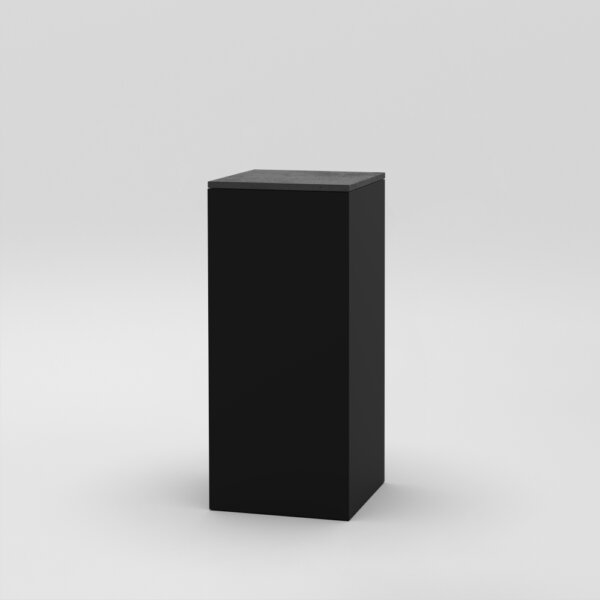 Cube 4 / 18" x 18" x H39" / Anthracite Concrete