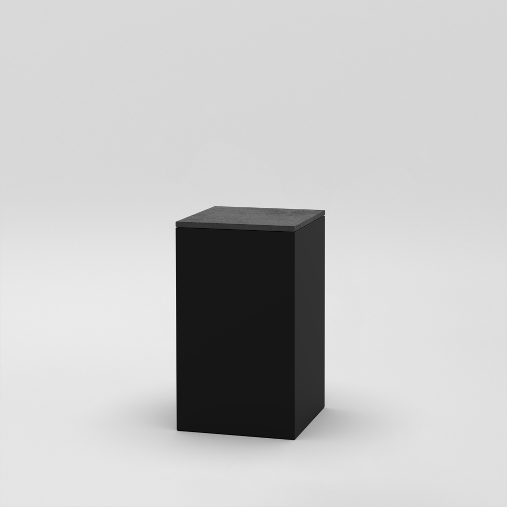 Cube 7 / 18" x 18" x H29" / Anthracite Concrete