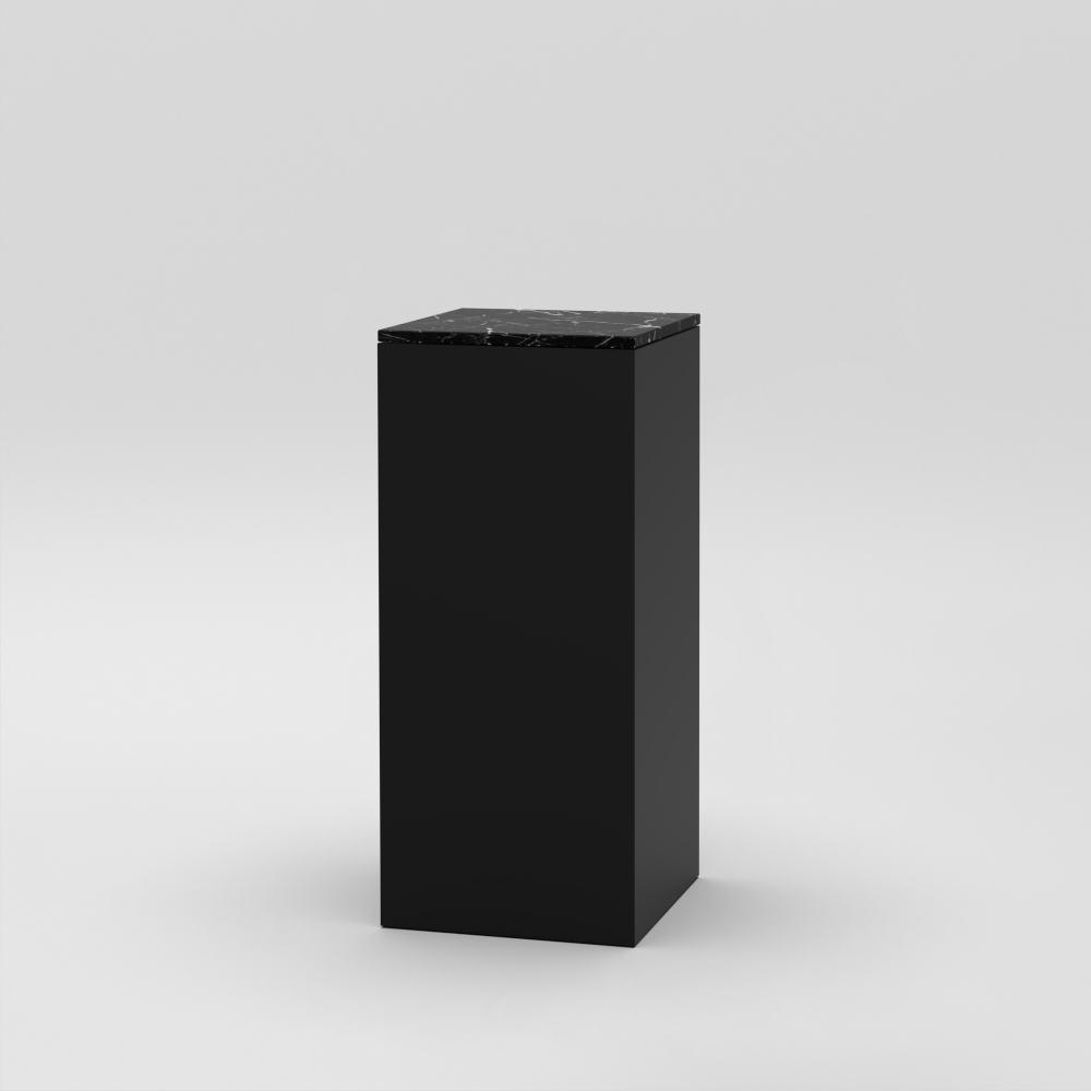 Cube 4 / 18" x 18" x H39" / Nero marquina