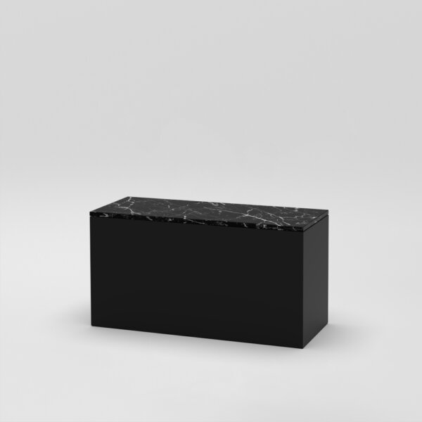 Cube 11 / 39" x 16" x H20" / Nero Marquina