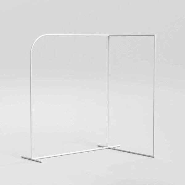 Rack 8 / White / Corner Left
