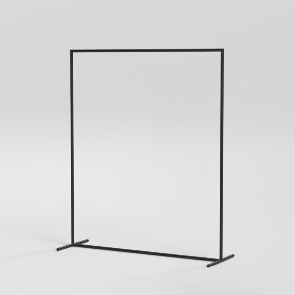 Rack 15 / Round / 4'92" x 5'67" / Black