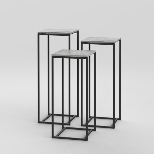 Podium Set 6 / 18" Square / Architectural Concrete