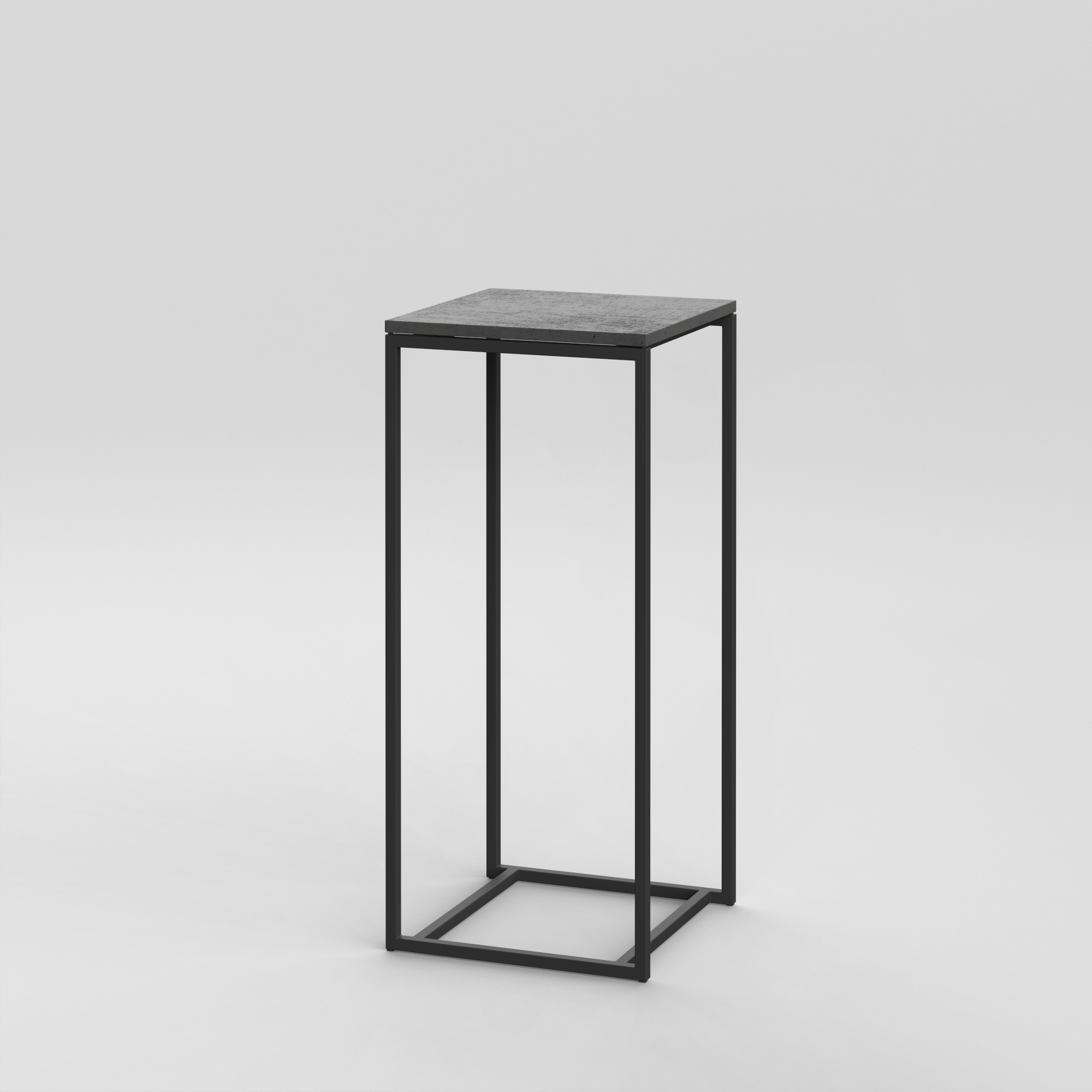 Podium 9 / 18" Square / Anthracite Concrete