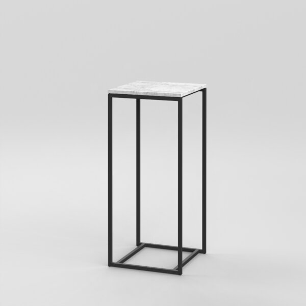 Podium 2 / 18" Square / Bianco Carrara