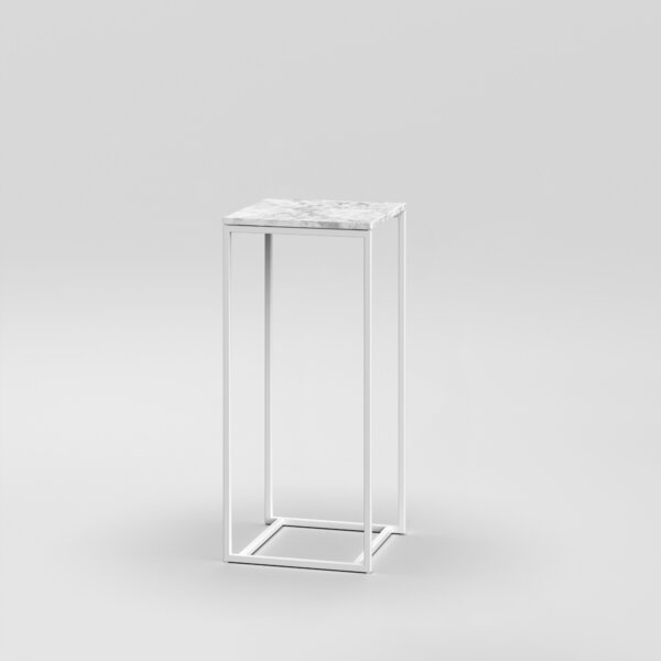 Podium 1 / 18" Square / Bianco Carrara