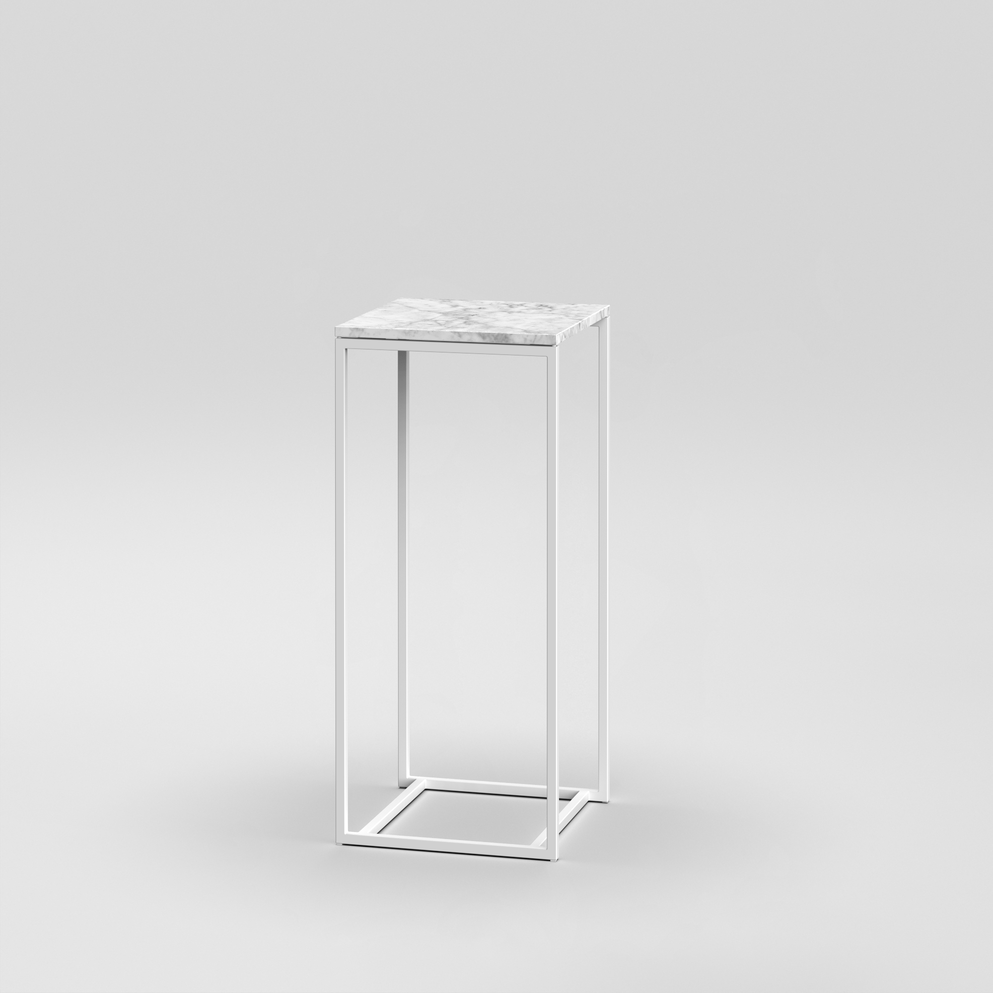 Podium 1 / 18" Square / Bianco Carrara