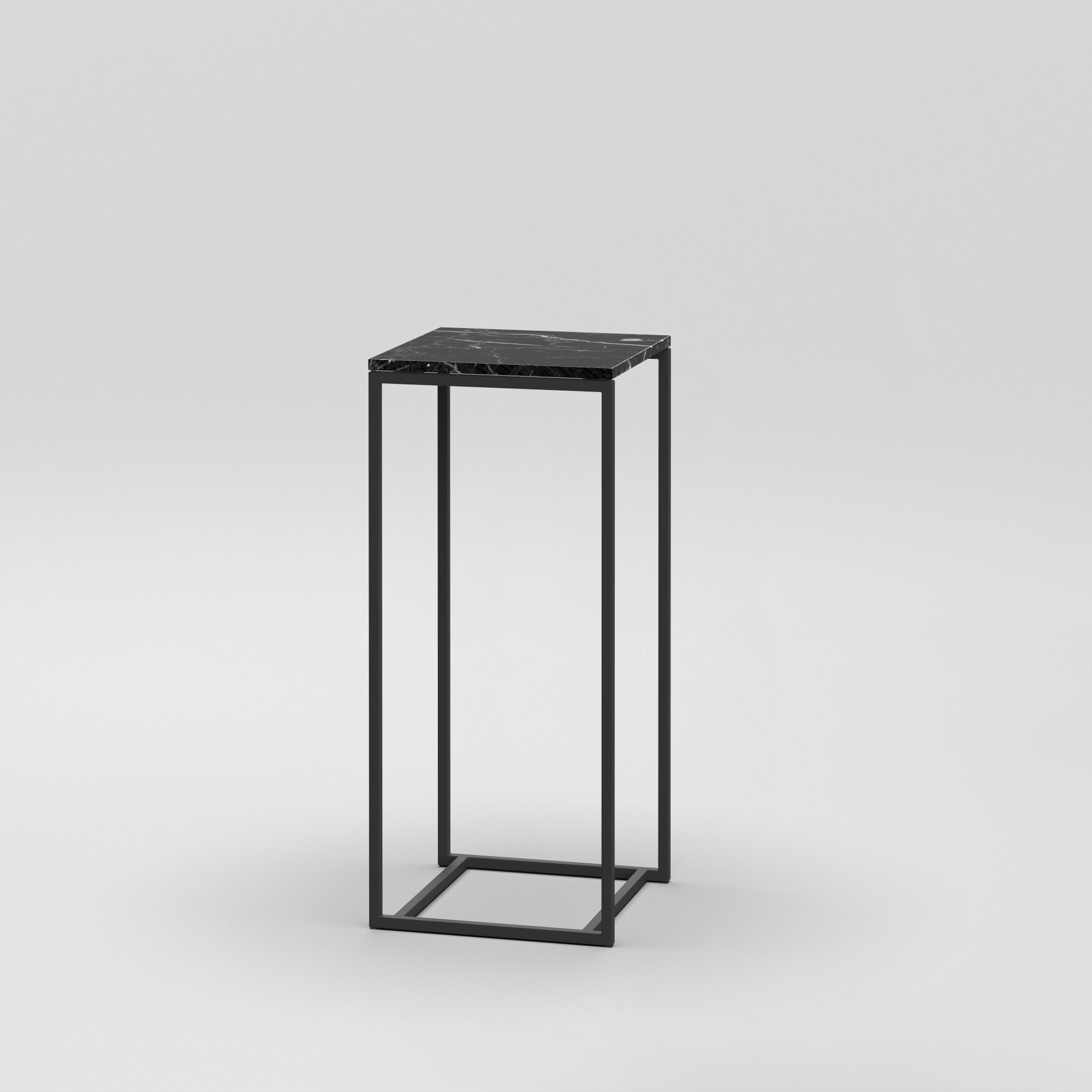 Podium 4 / 18" Square / Nero Marquina