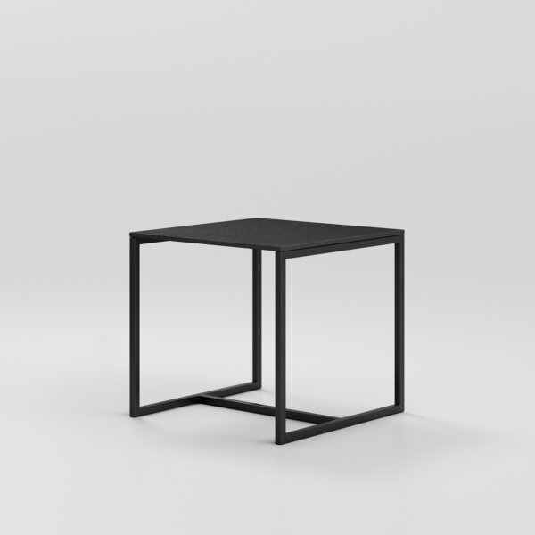 Table 9 / Square / Black / Anthracite Concrete