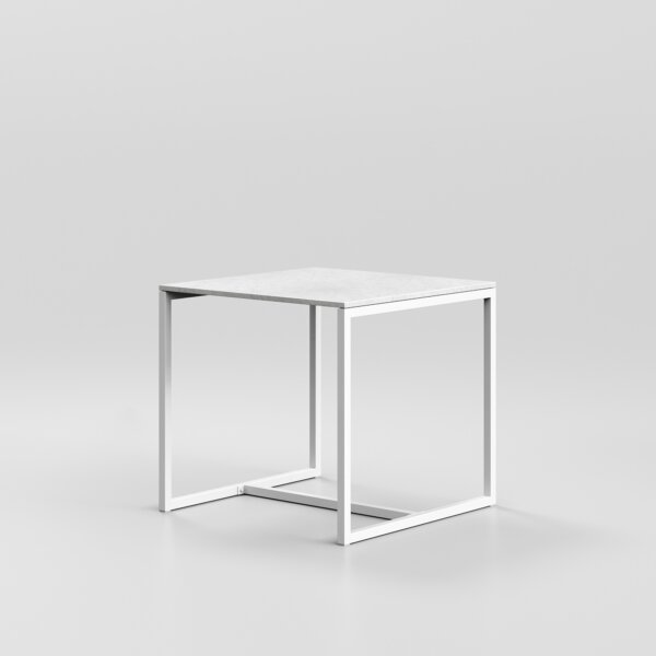 Table 1 / Square / White / Bianco Carrara Marble