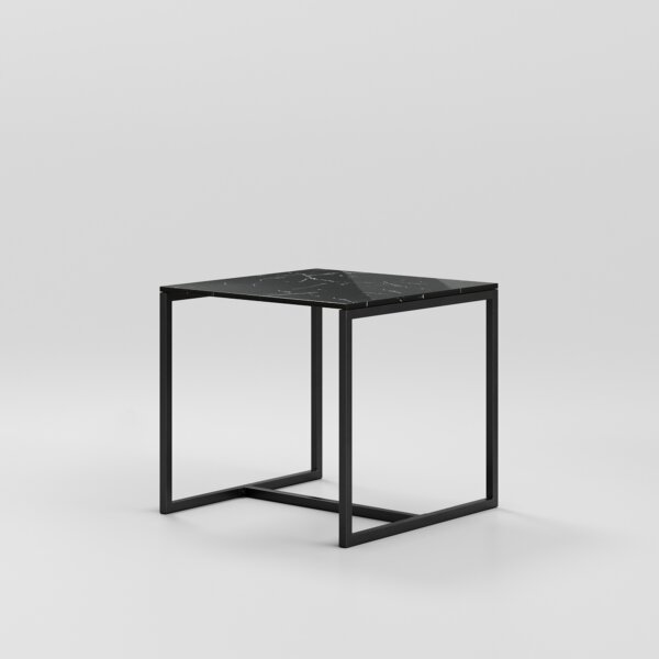 Table 4 / Square / Black / Nero Marquina Marble